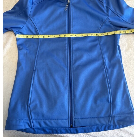 Women’s Callaway BLUE Tour Bonded Softshell Golf Jacket Full Zip Pockets Sz M - Picture 9 of 10